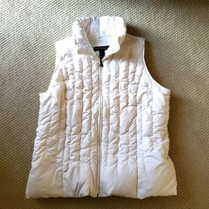 LANE BRYANT - Women's Plush Down Quilted White Vest - Plus Size 22/24 NWT